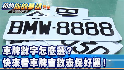 車牌尾數5|車牌怎麼選比較好？數字五行解析吉凶秘訣完整教學